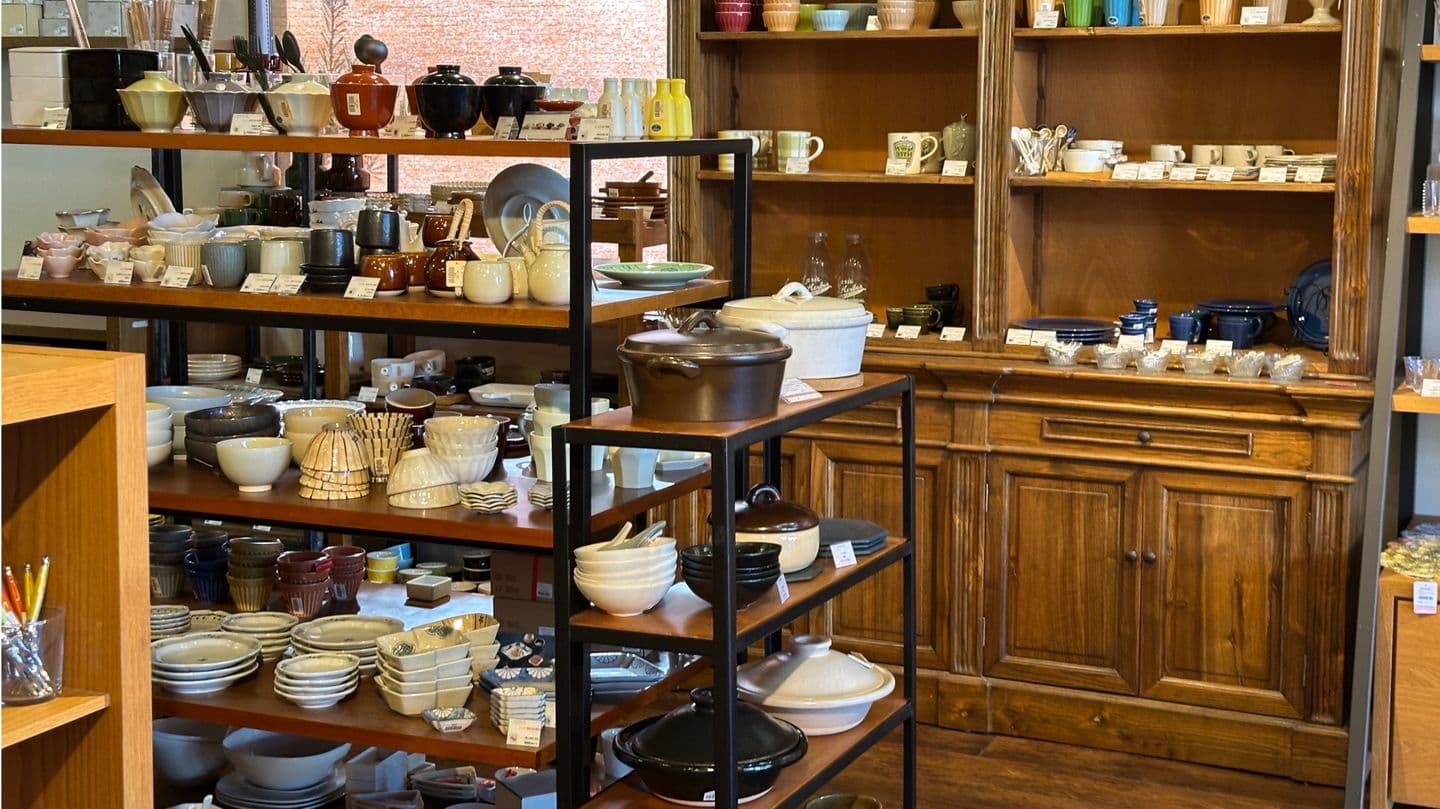 種類豊富な雑貨コーナー